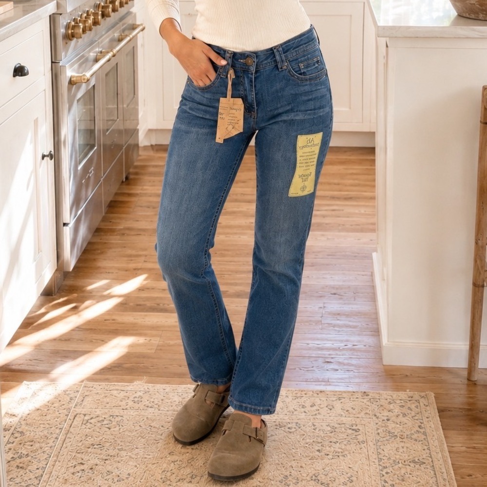 Democracy Ab Technology Skimmer Jeans Womens 10 Blue Ankle Booty Lift NWT Z2